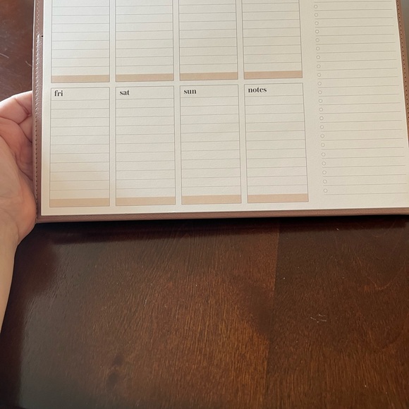 Erin Condren Bundle: vegan leather weekly planner, 3 Snap in Dashboards, pouch - Picture 6 of 16